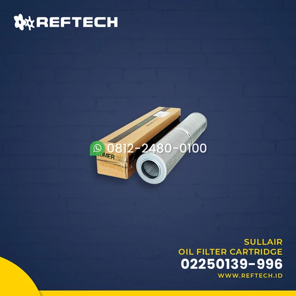 Sullair 02250139-996 Genuine Oil Filter Cartridge