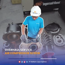 Overhaul Service Air Compressor Screw
